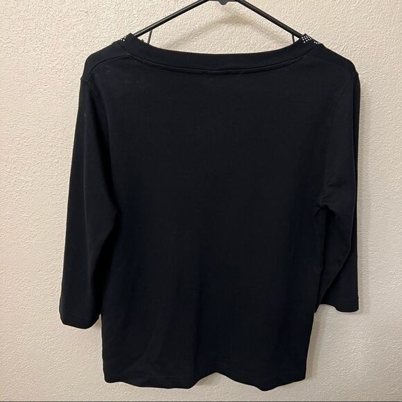Isaac’s Designs Long Sleeve Decorative Top Size Small - Picture 3 of 4